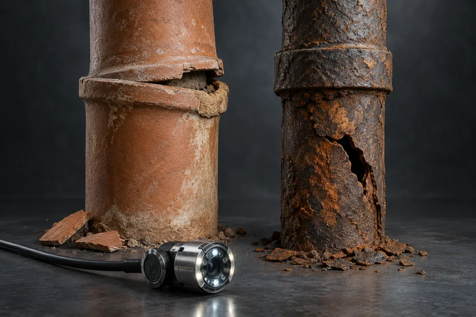 Conceptual illustration of old material and wall condition